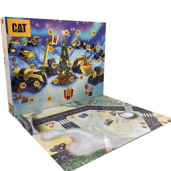NWT CAT Tractor Construction Machine Advent Calendar Christmas Holiday - Picture 3 of 6
